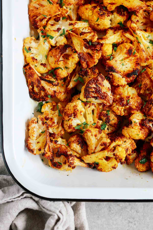 roasted cauliflower