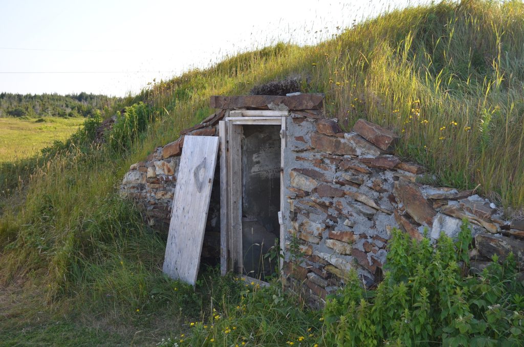 root cellar to store apples